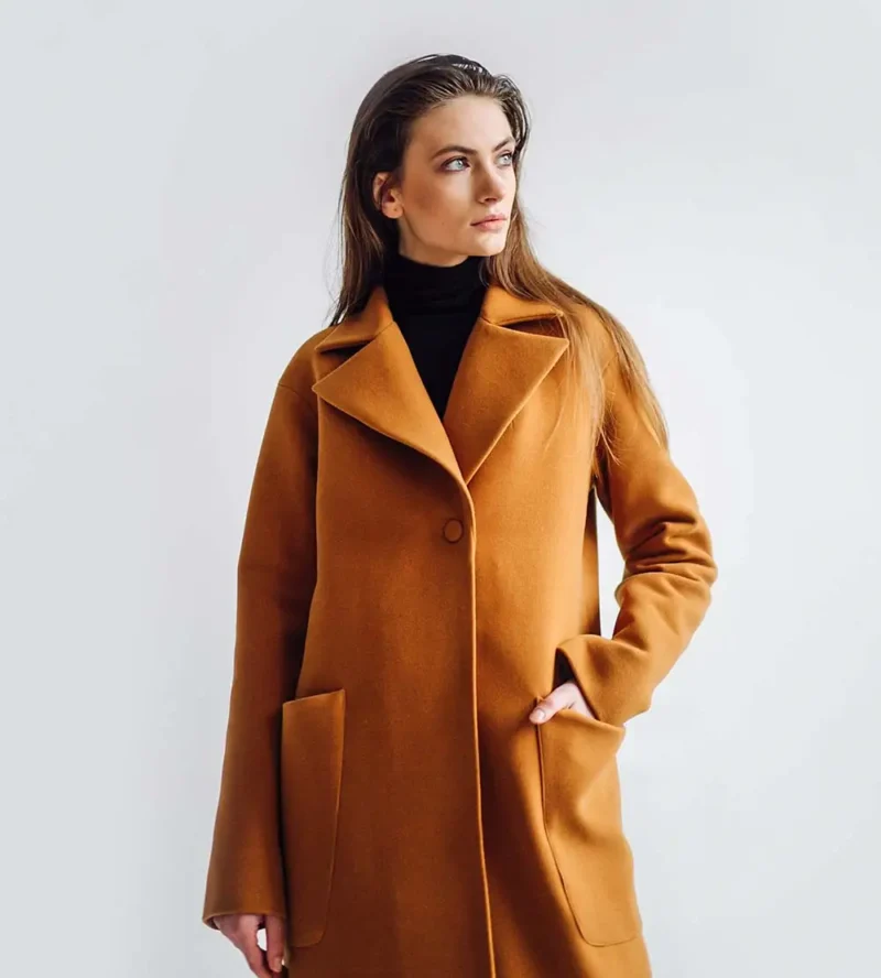 Orange coat